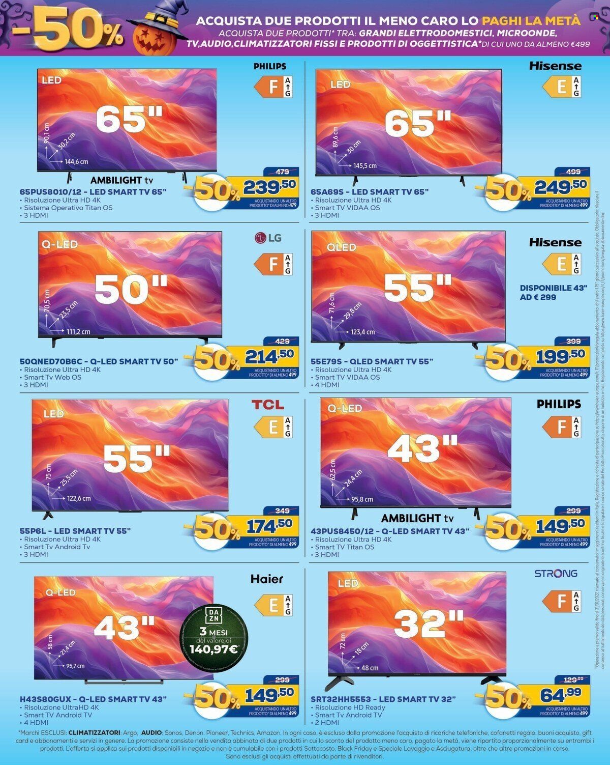 Volantino EURONICS - FACCIAMO A META' DA PAURA