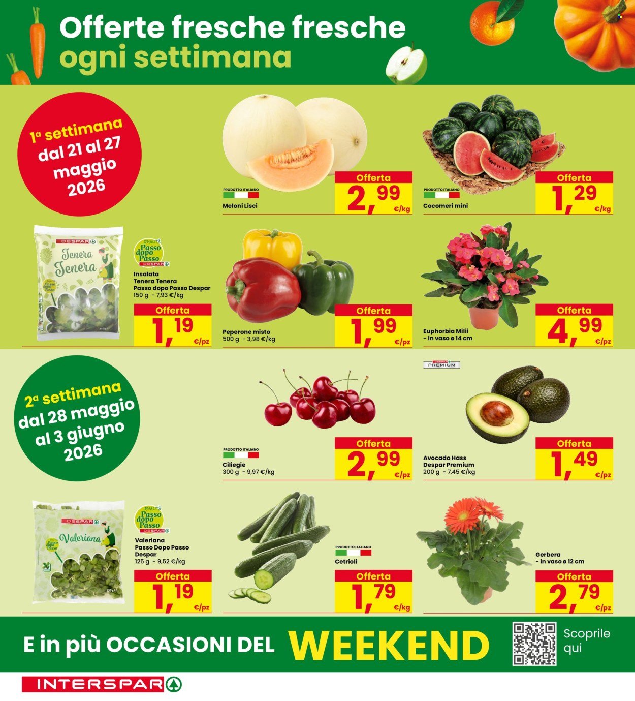Volantino INTERSPAR - Sconti fino al 50% (2026-05-21 - 2026-06-03)