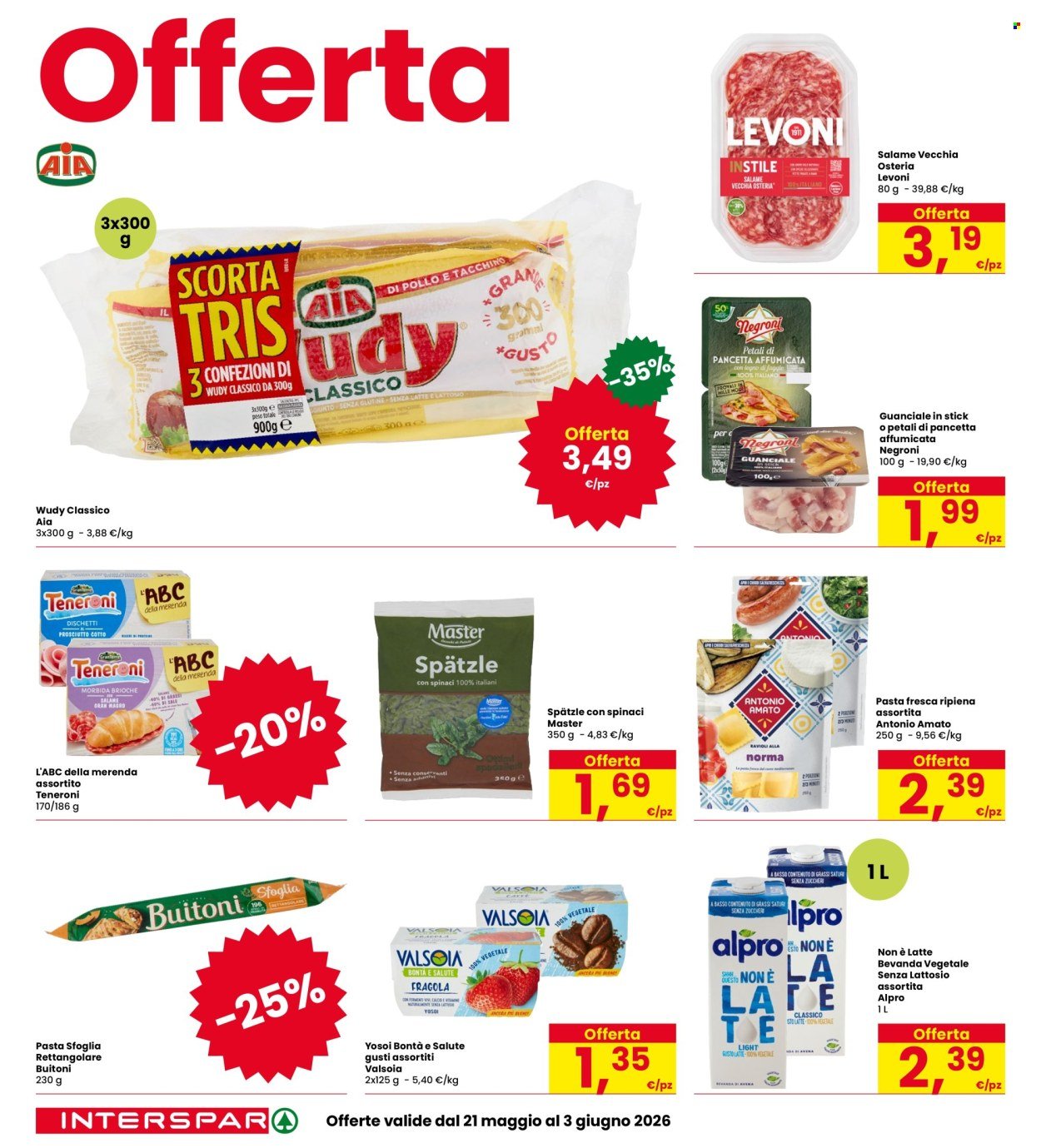Volantino INTERSPAR - Sconti fino al 50% (2026-05-21 - 2026-06-03)