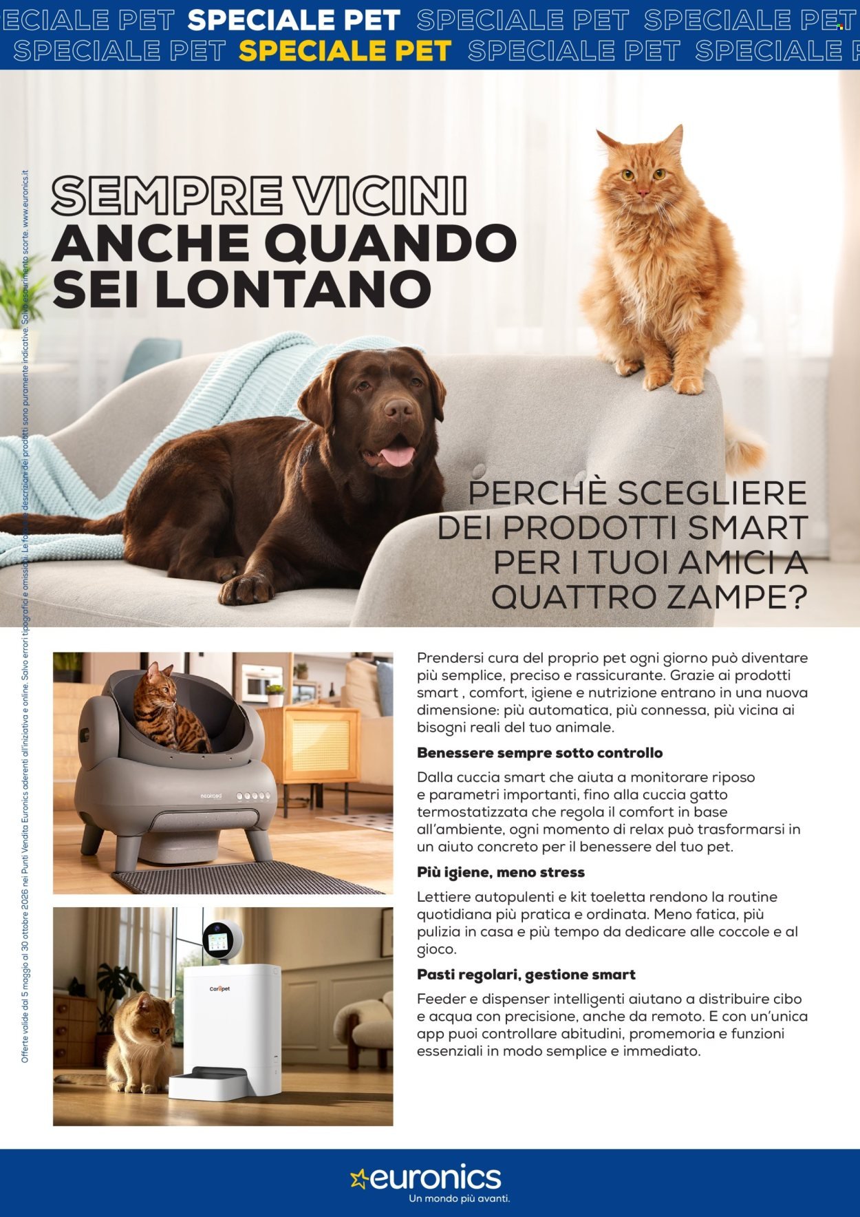 Volantino EURONICS - Speciale Pet (2026-05-05 - 2026-05-30)