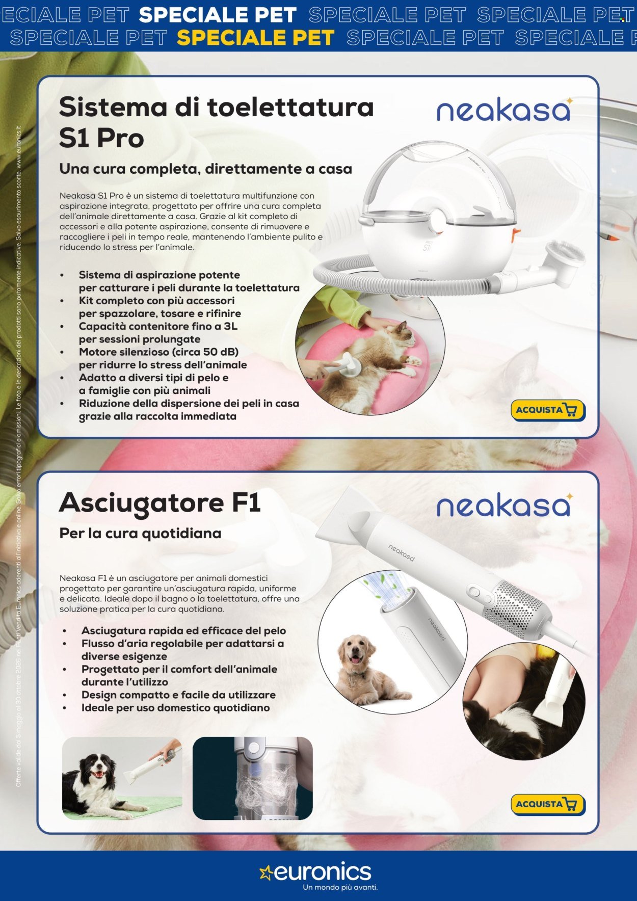 Volantino EURONICS - Speciale Pet (2026-05-05 - 2026-05-30)