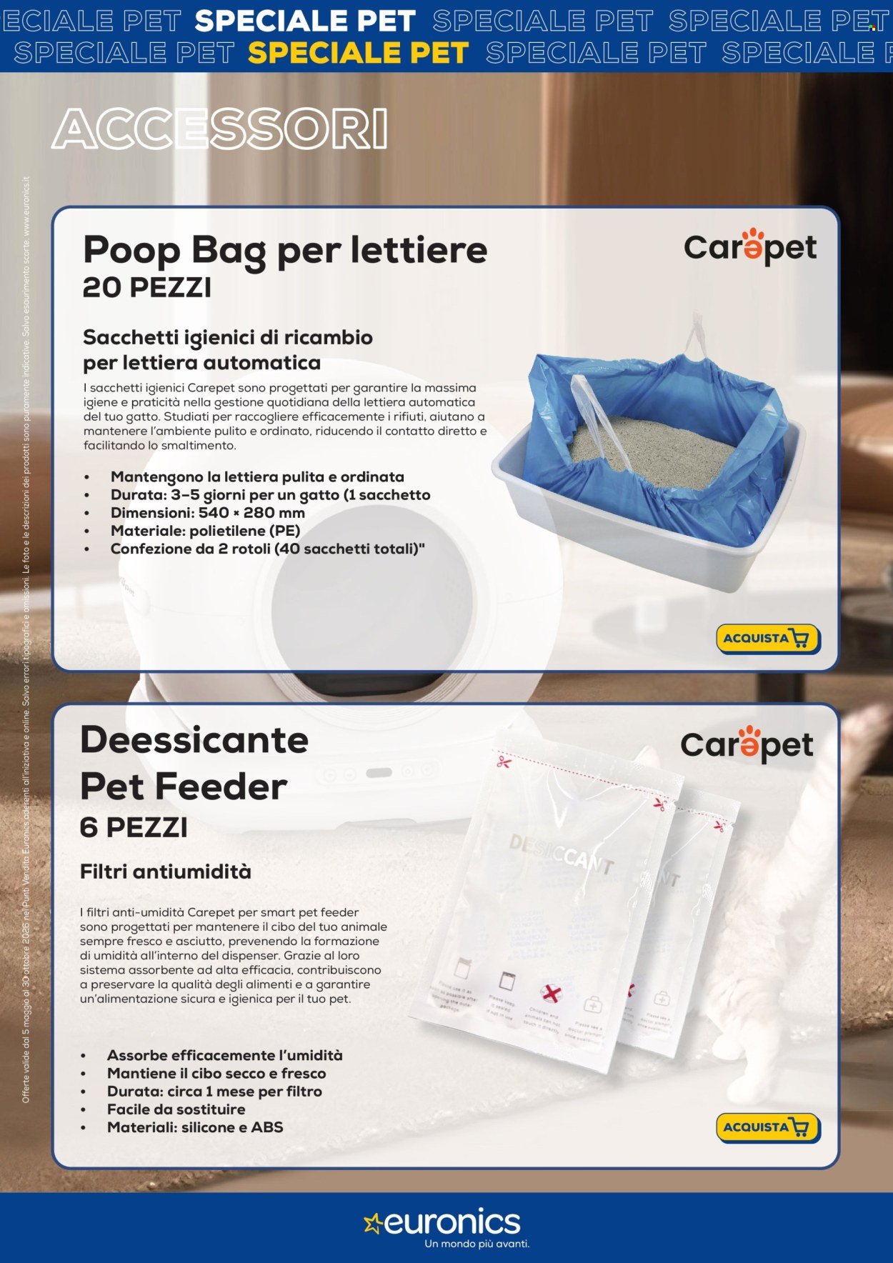 Volantino EURONICS - Speciale Pet (2026-05-05 - 2026-05-30)