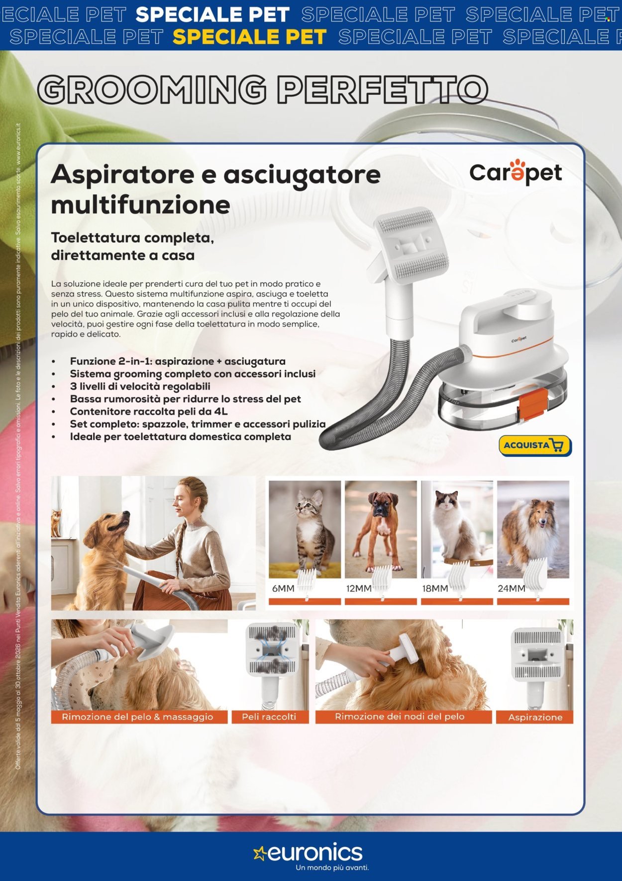 Volantino EURONICS - Speciale Pet (2026-05-05 - 2026-05-30)
