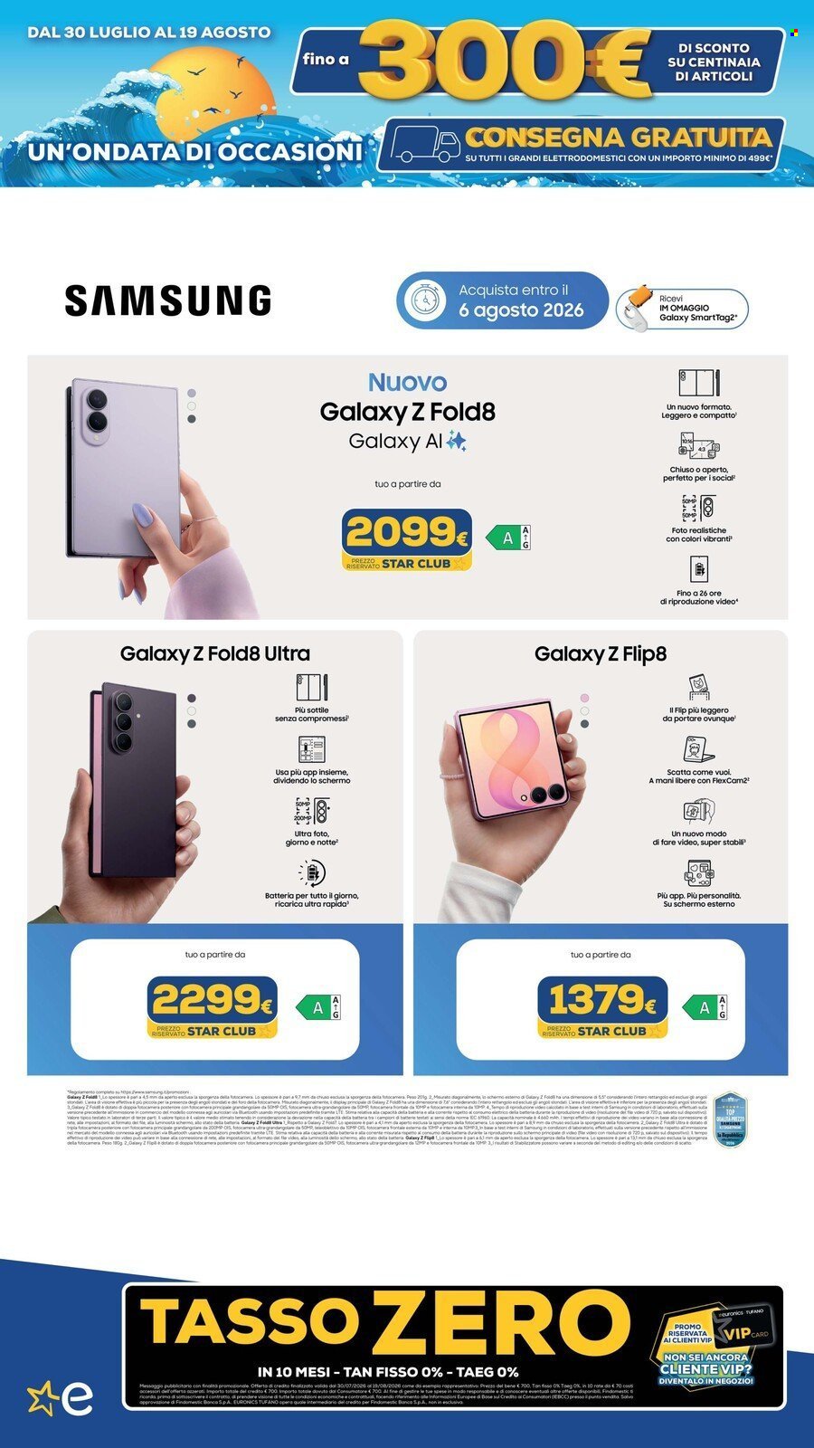 Volantino EURONICS - FINO A MENO 300 E CONSEGNA GRATUITA GRANDI ELETTRODOMESTICI