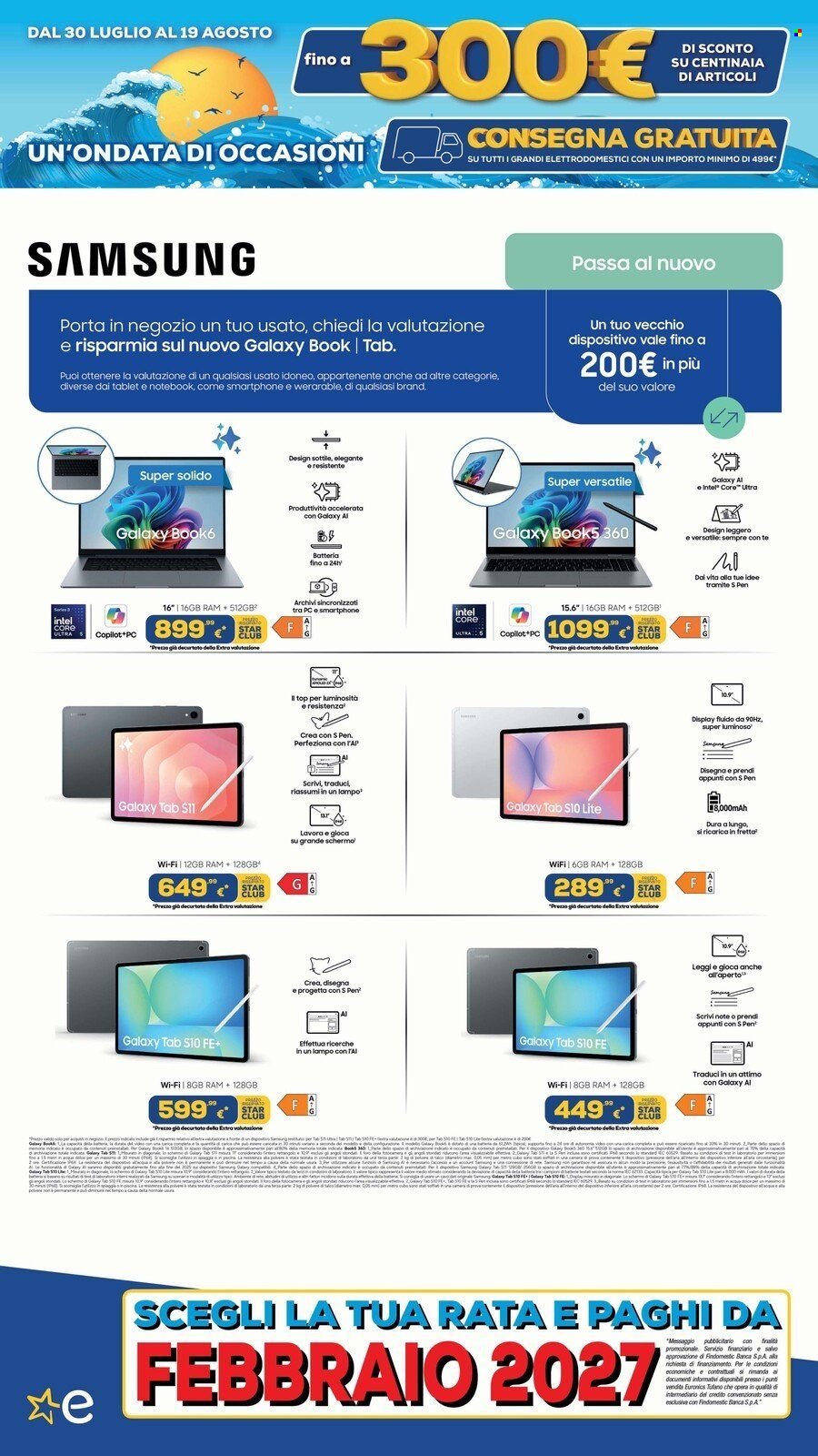 Volantino EURONICS - FINO A MENO 300 E CONSEGNA GRATUITA GRANDI ELETTRODOMESTICI