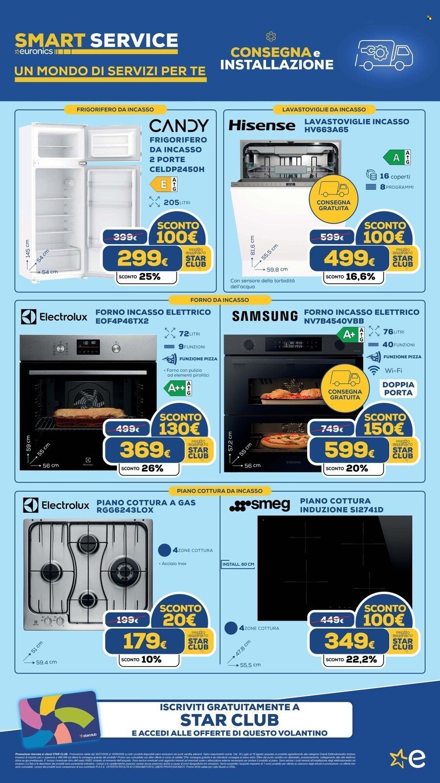 Volantino EURONICS - FINO A MENO 300 E CONSEGNA GRATUITA GRANDI ELETTRODOMESTICI