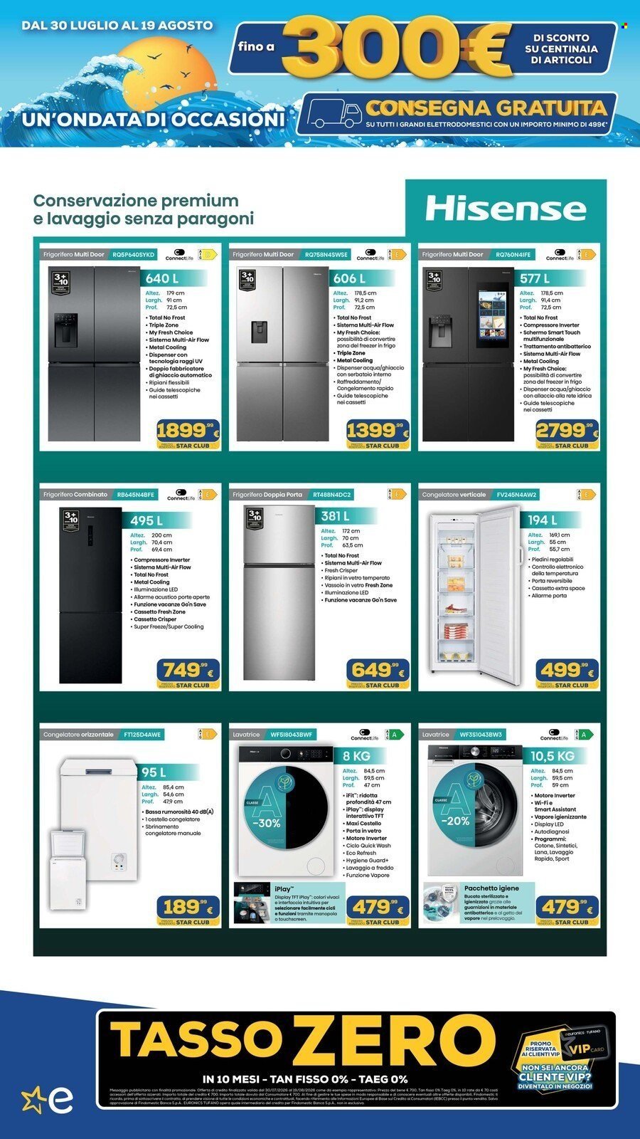 Volantino EURONICS - FINO A MENO 300 E CONSEGNA GRATUITA GRANDI ELETTRODOMESTICI