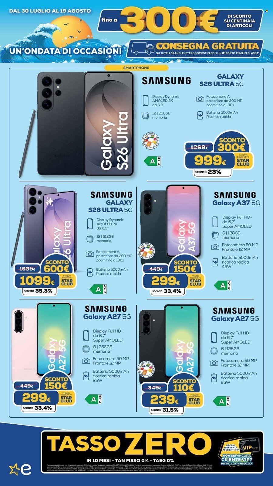 Volantino EURONICS - FINO A MENO 300 E CONSEGNA GRATUITA GRANDI ELETTRODOMESTICI