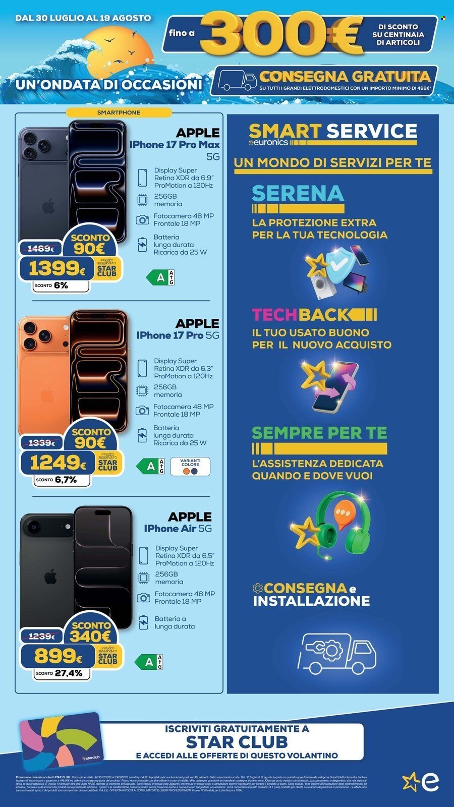 Volantino EURONICS - FINO A MENO 300 E CONSEGNA GRATUITA GRANDI ELETTRODOMESTICI