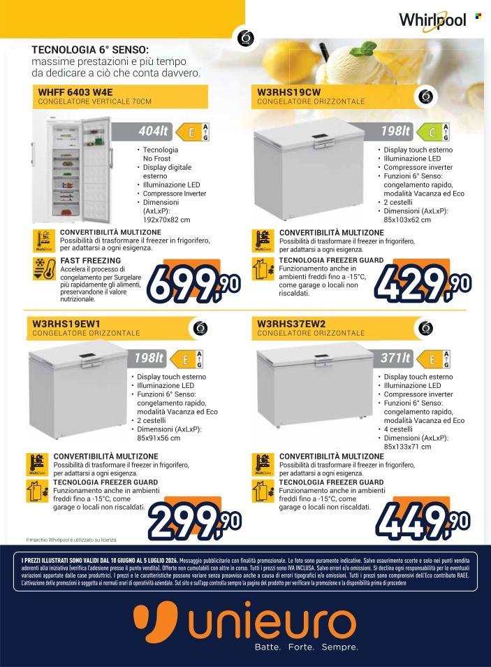 Volantino UNIEURO - Speciale Congelazione