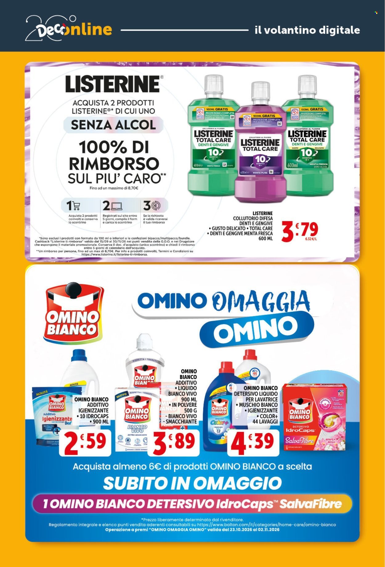 Volantino DECO - Da venerdì 23 ottobre 2026