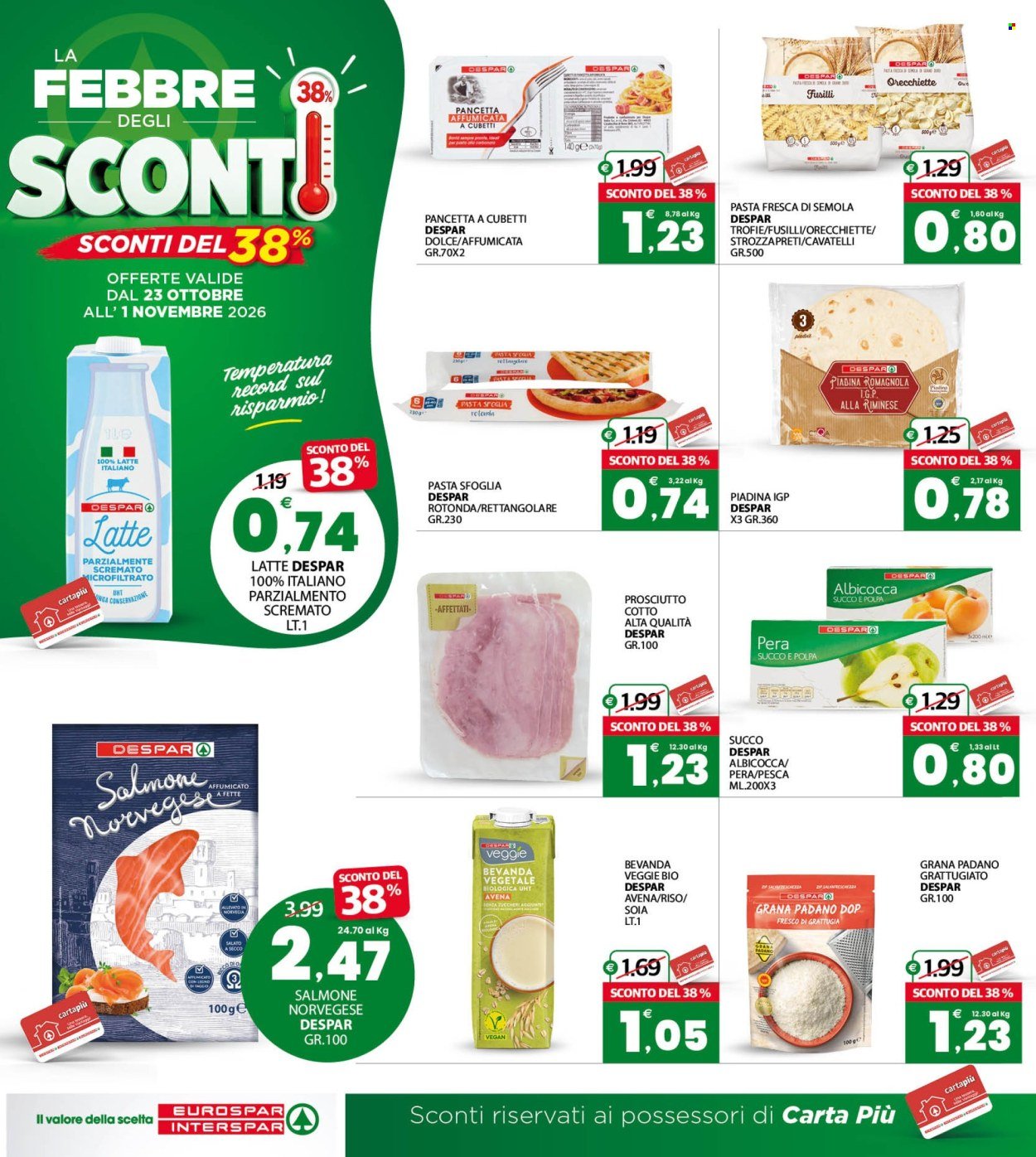 Volantino EUROSPAR - Da venerdì 23 ottobre 2026