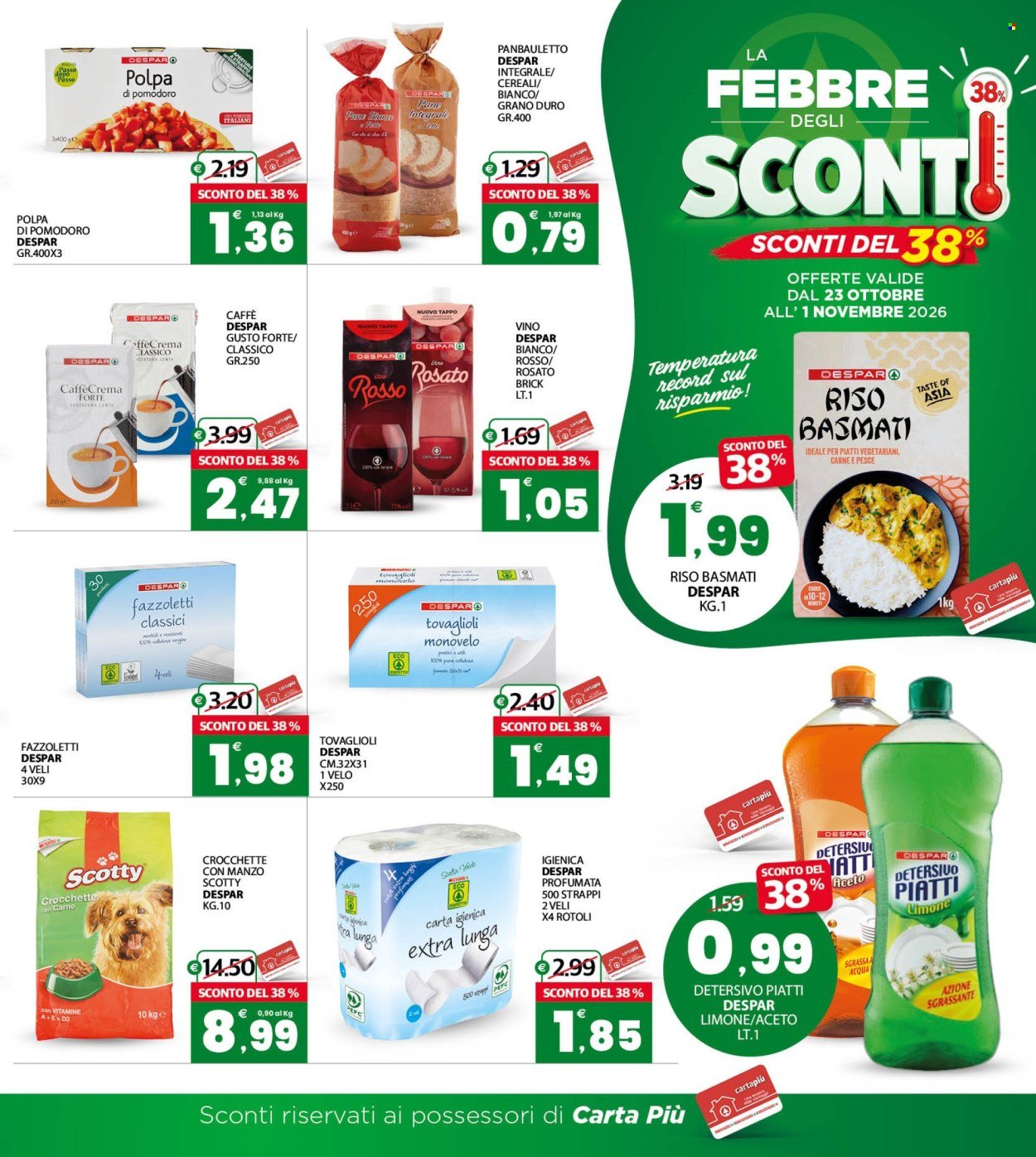 Volantino EUROSPAR - Da venerdì 23 ottobre 2026