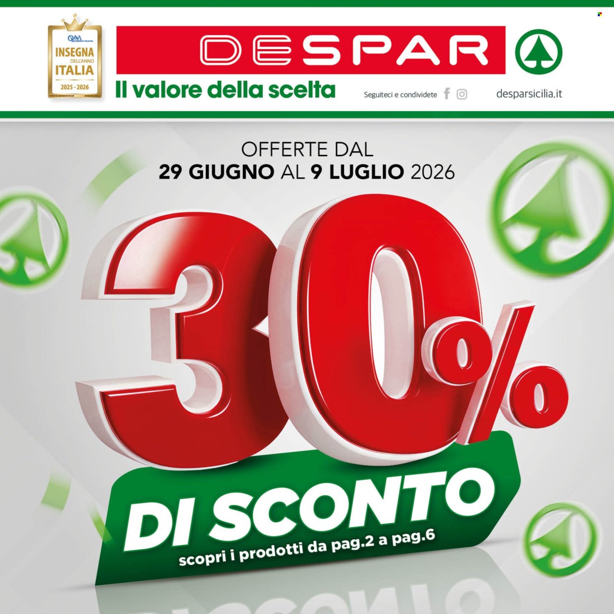 Volantino DESPAR - Da lunedì 29 giugno 2026