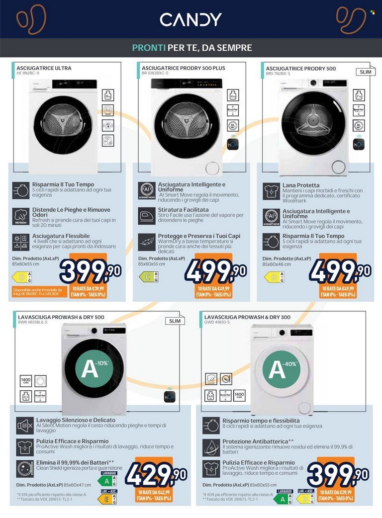 Volantino UNIEURO - Speciale Asciugatura