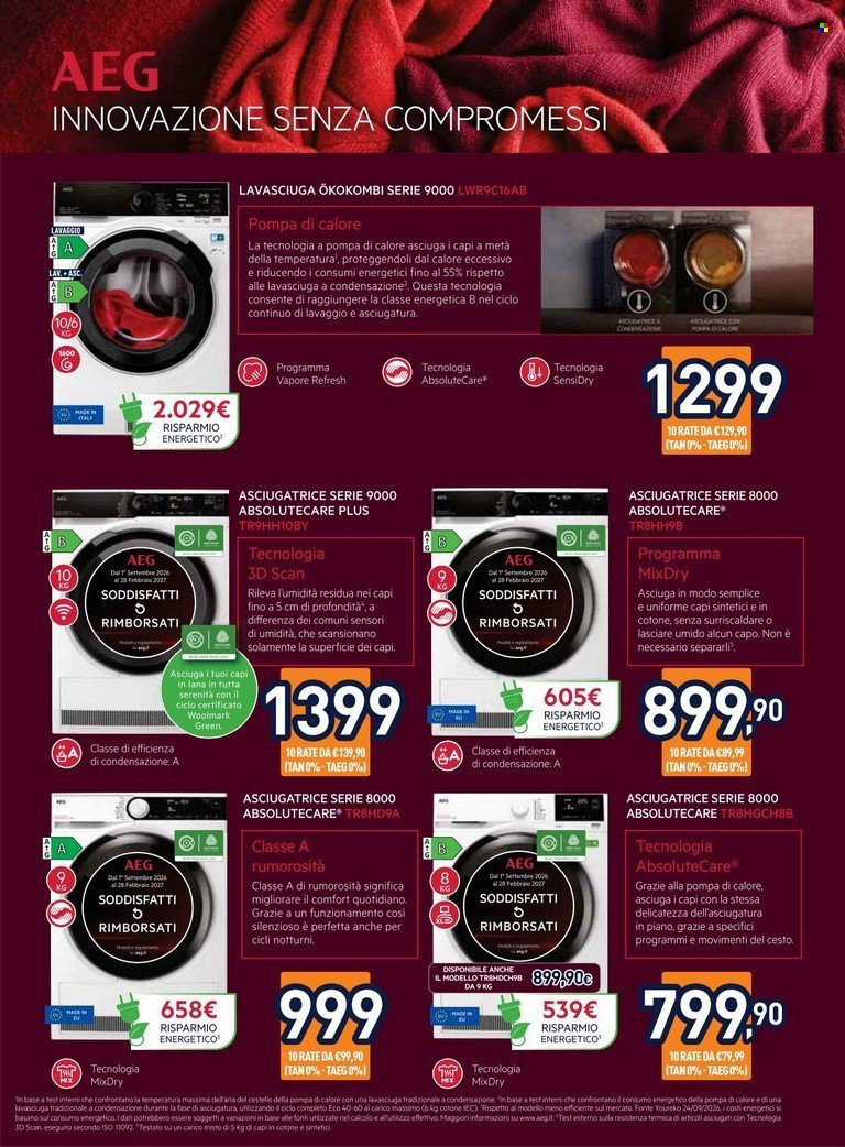 Volantino UNIEURO - Speciale Asciugatura