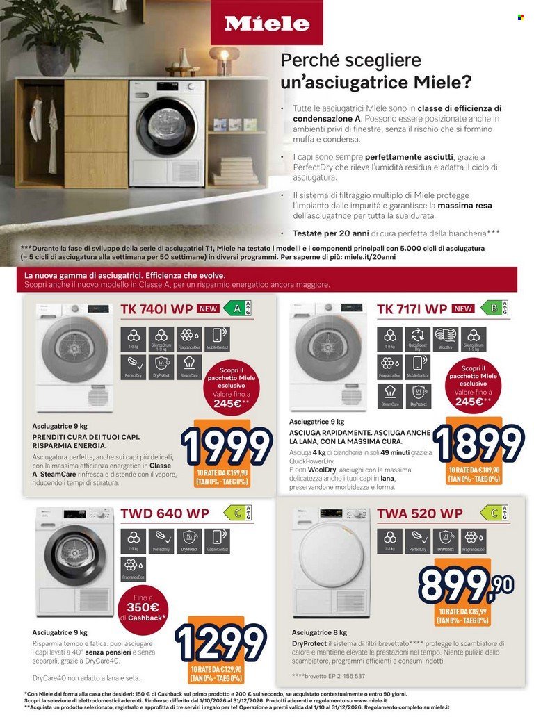 Volantino UNIEURO - Speciale Asciugatura