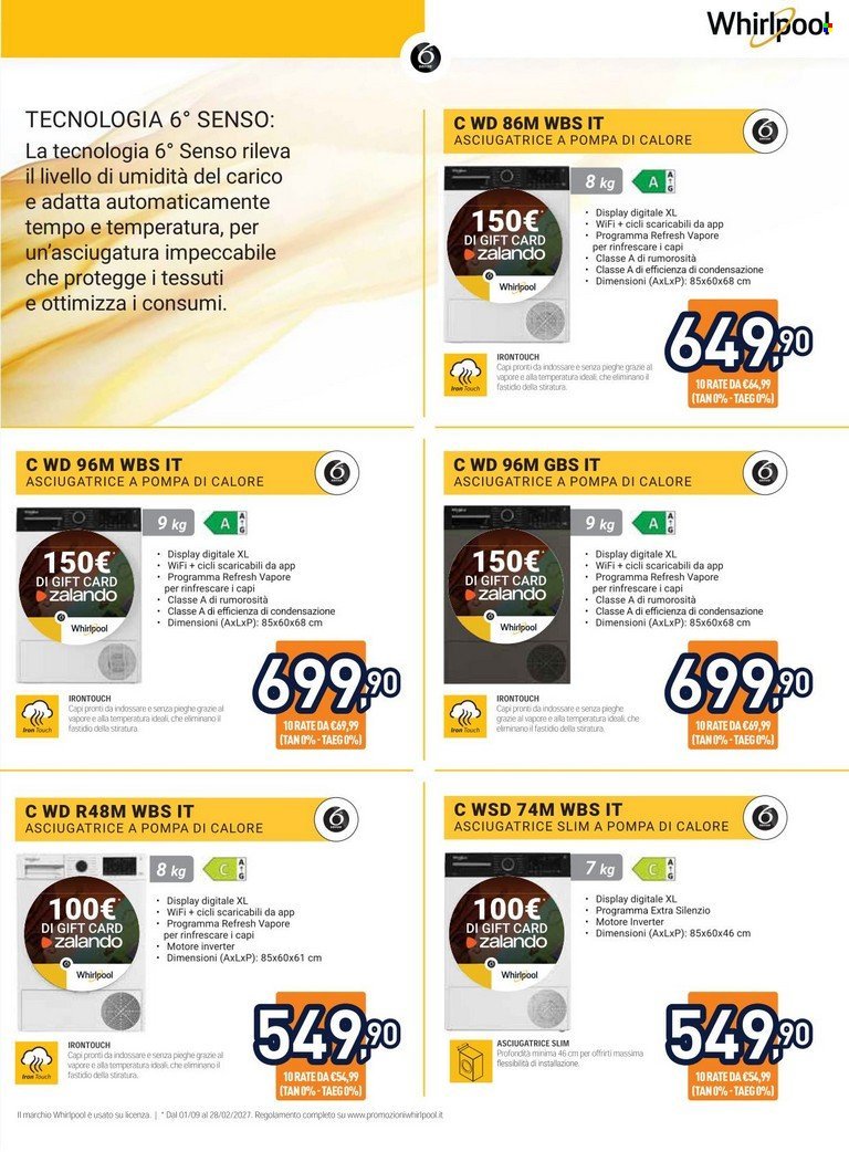 Volantino UNIEURO - Speciale Asciugatura