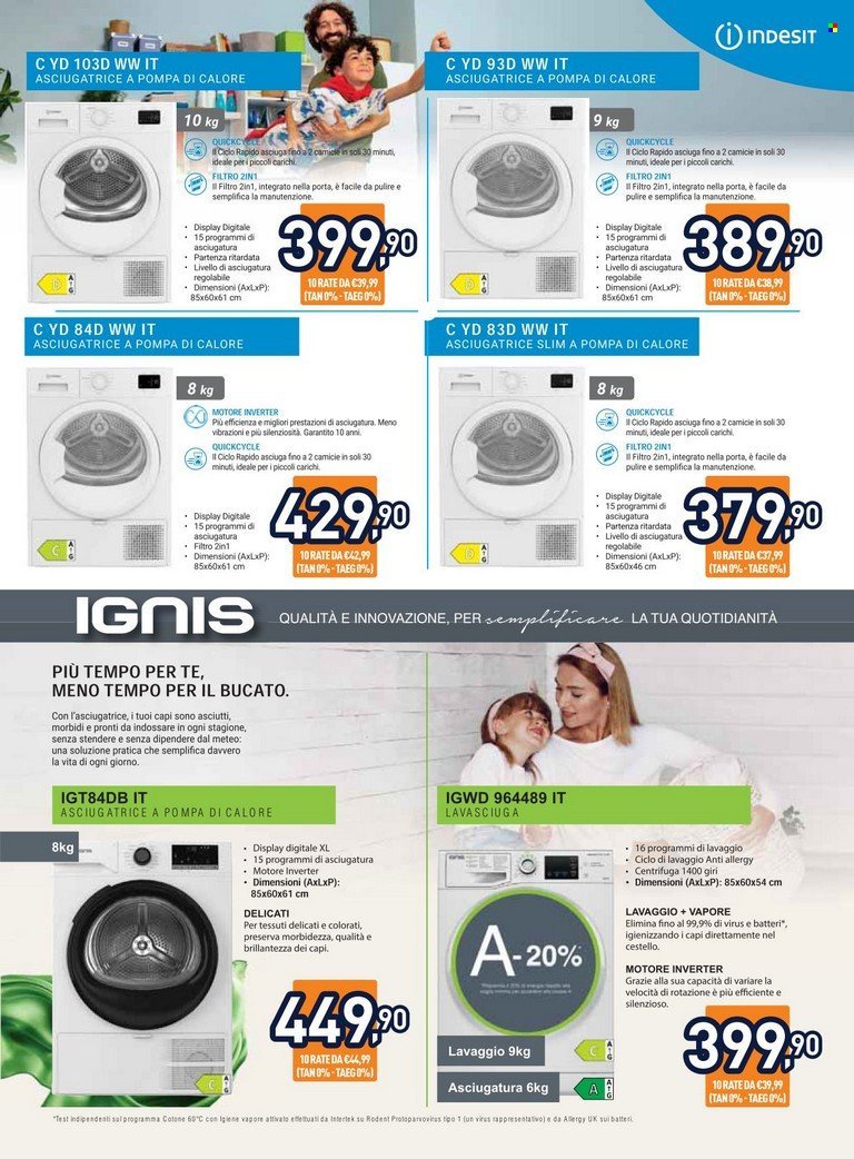 Volantino UNIEURO - Speciale Asciugatura