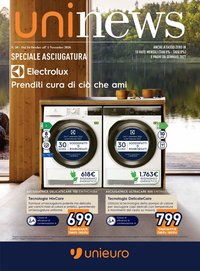 Volantino UNIEURO - Speciale Asciugatura