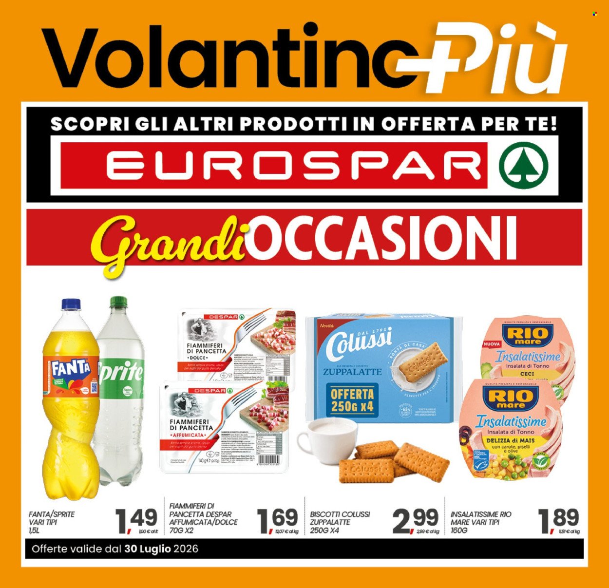 Volantino EUROSPAR - Da giovedì 30 luglio 2026