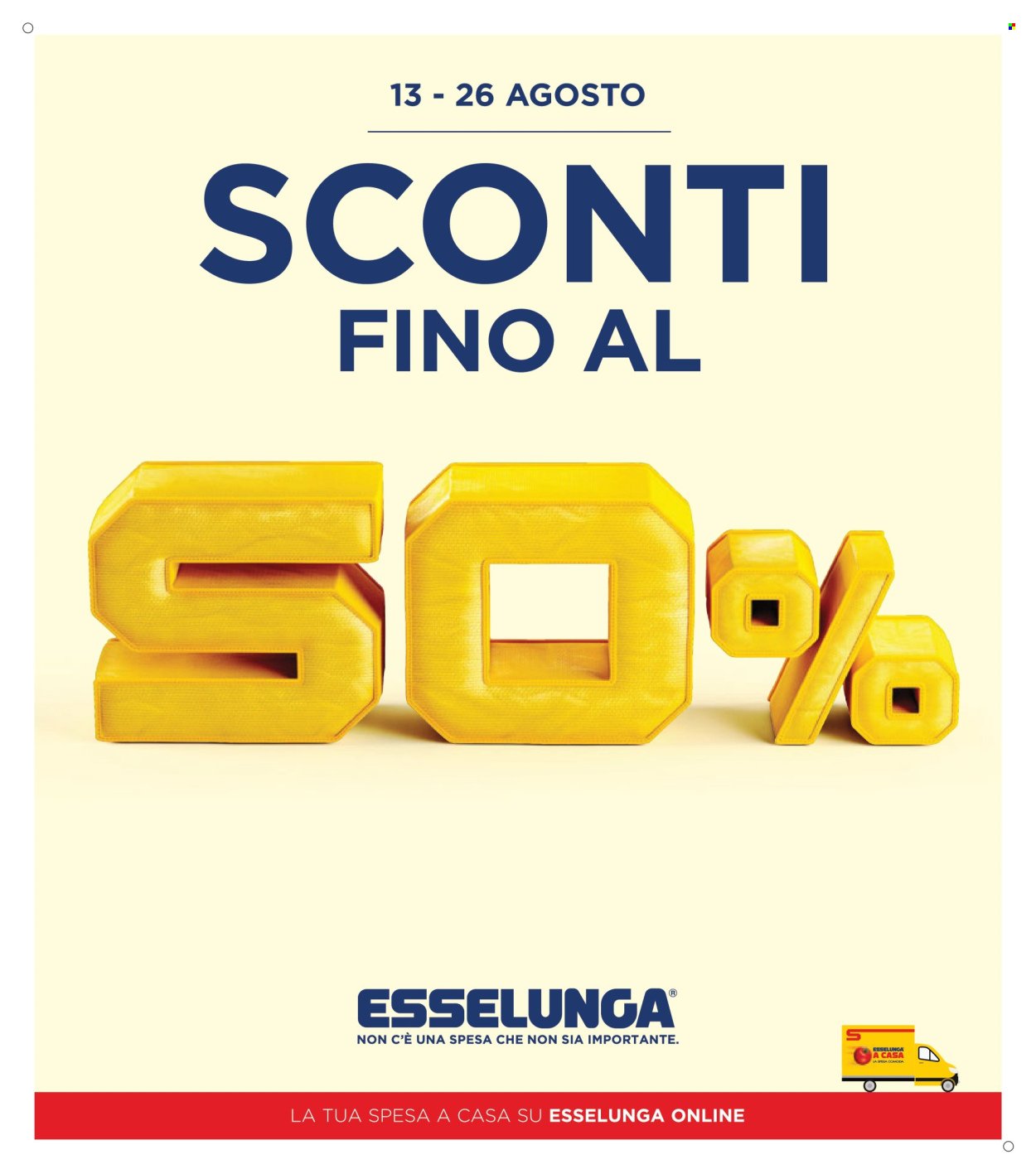 Volantino ESSELUNGA - Sconti fino al 50%