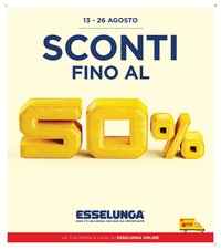 Volantino ESSELUNGA - Sconti fino al 50%