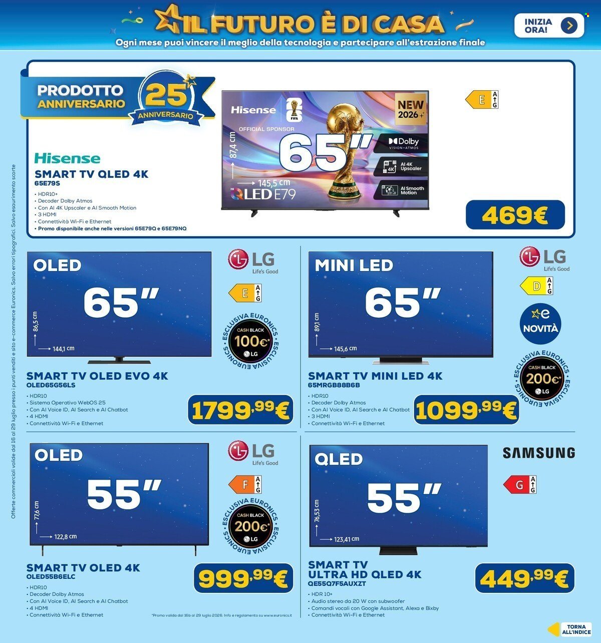 Volantino EURONICS - Da giovedì 16 2026
