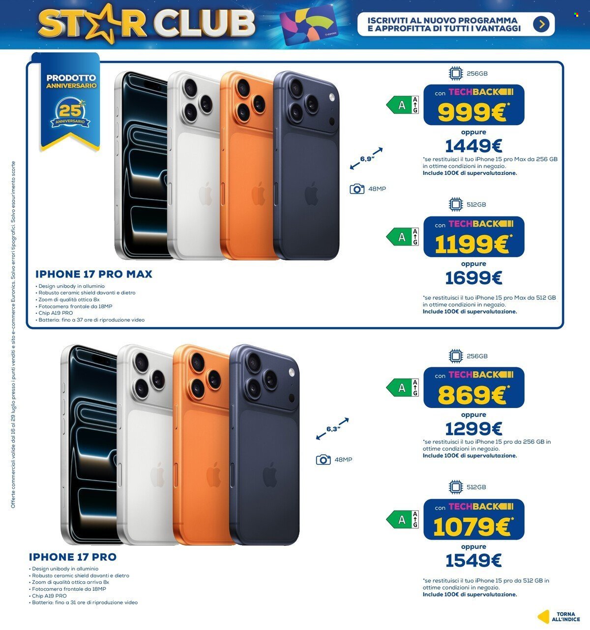 Volantino EURONICS - Da giovedì 16 2026