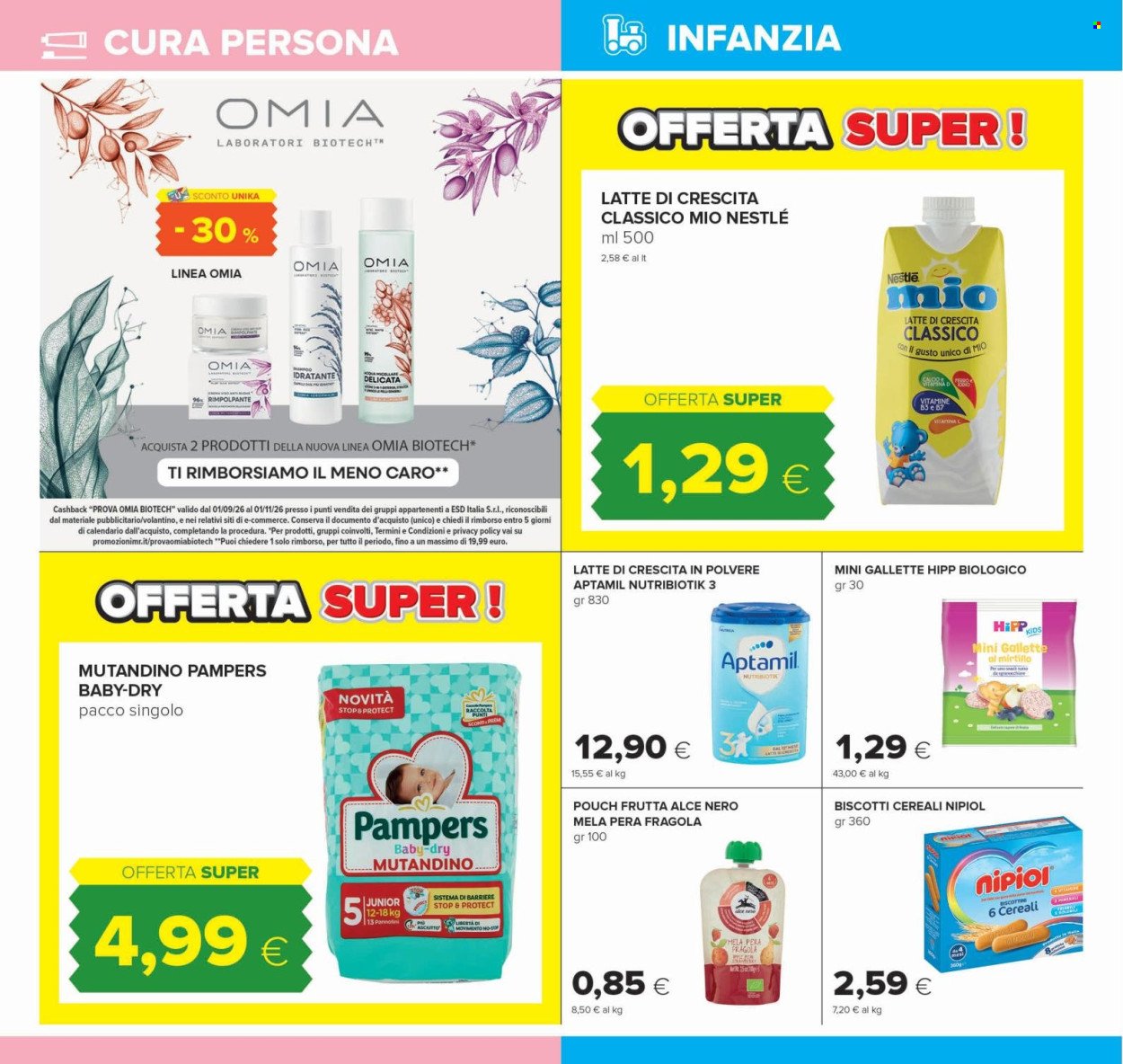Volantino OASI - Da giovedì 22 ottobre 2026