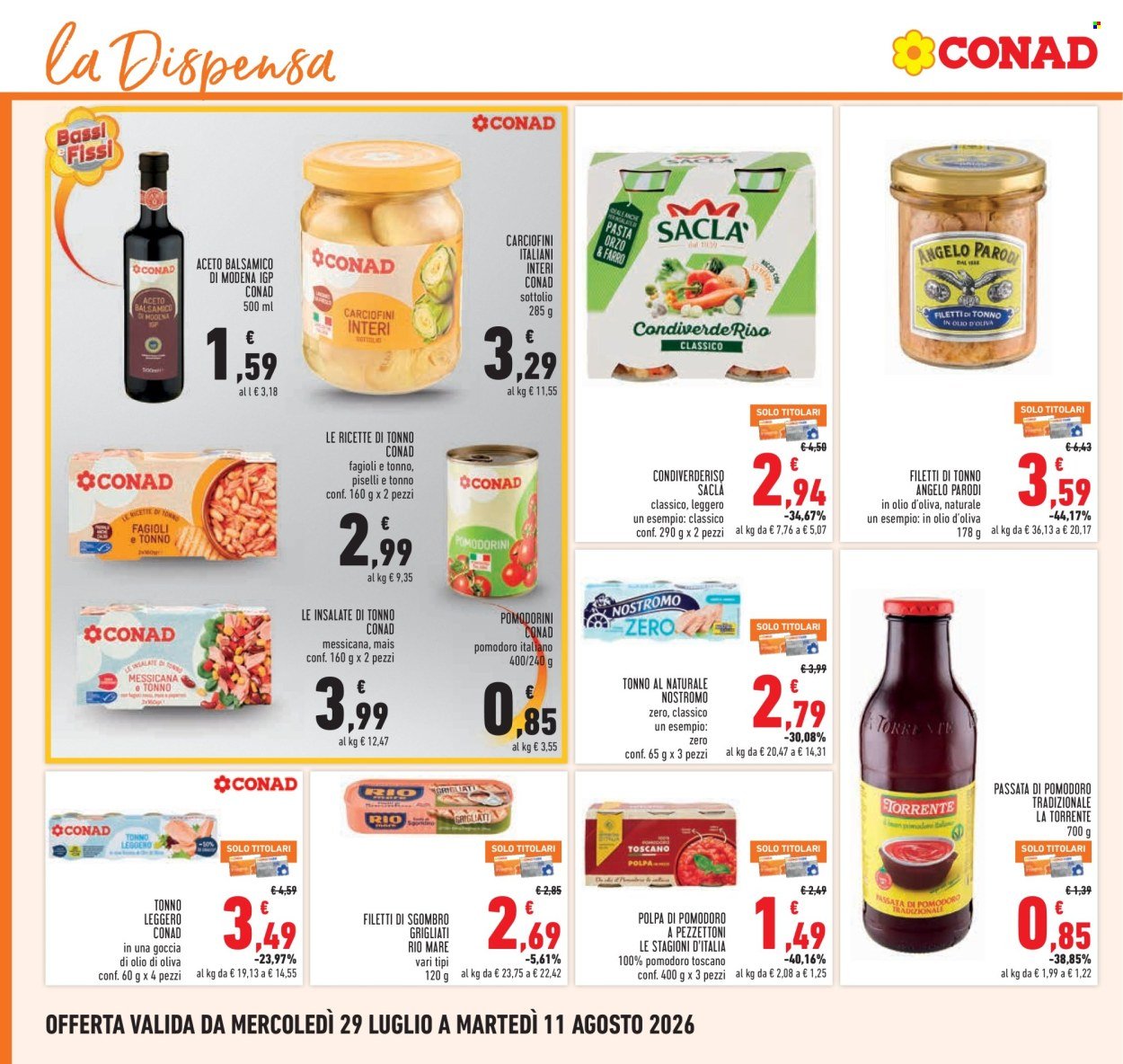 Volantino CONAD - TAGLIO NETTO
