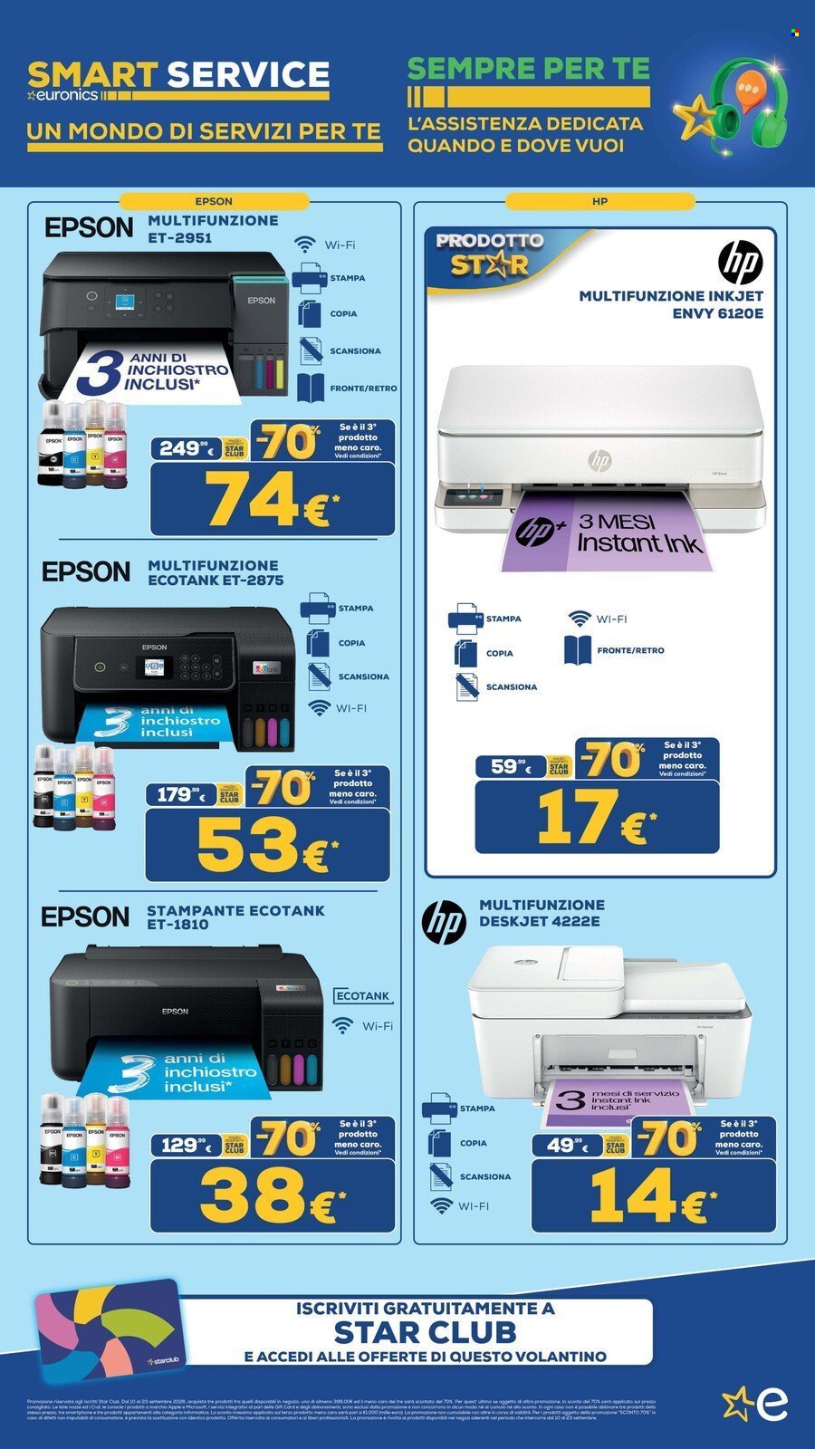 Volantino EURONICS - MENO 70 SUL TERZO PRODOTTO MENO CARO