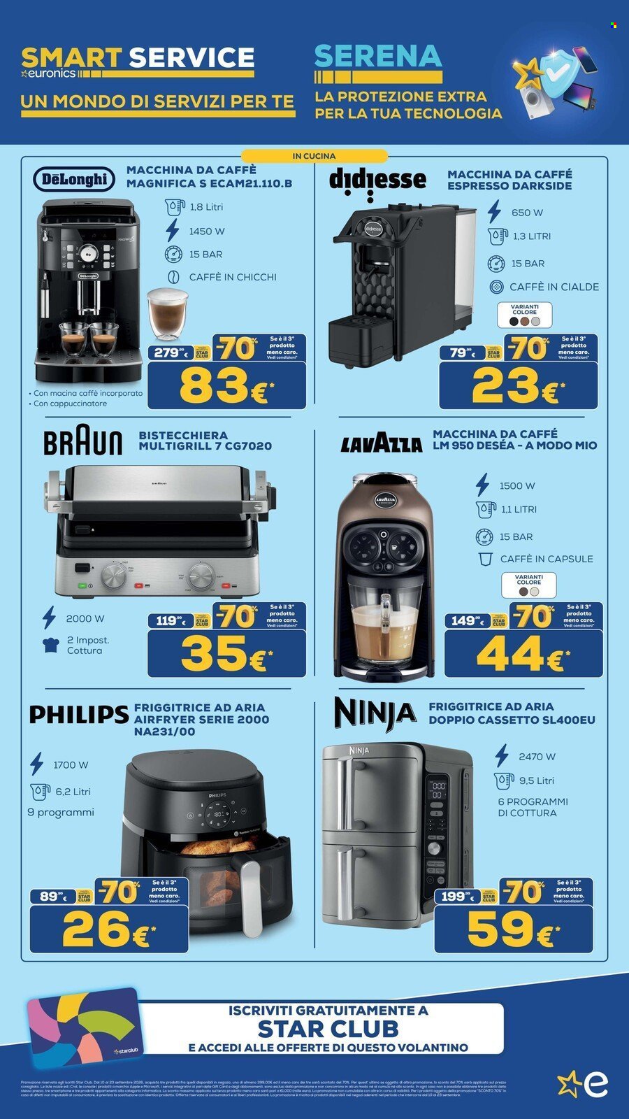 Volantino EURONICS - MENO 70 SUL TERZO PRODOTTO MENO CARO