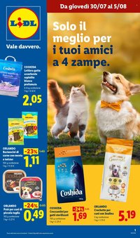 Volantino LIDL - Per i tuoi amici a 4 zampe