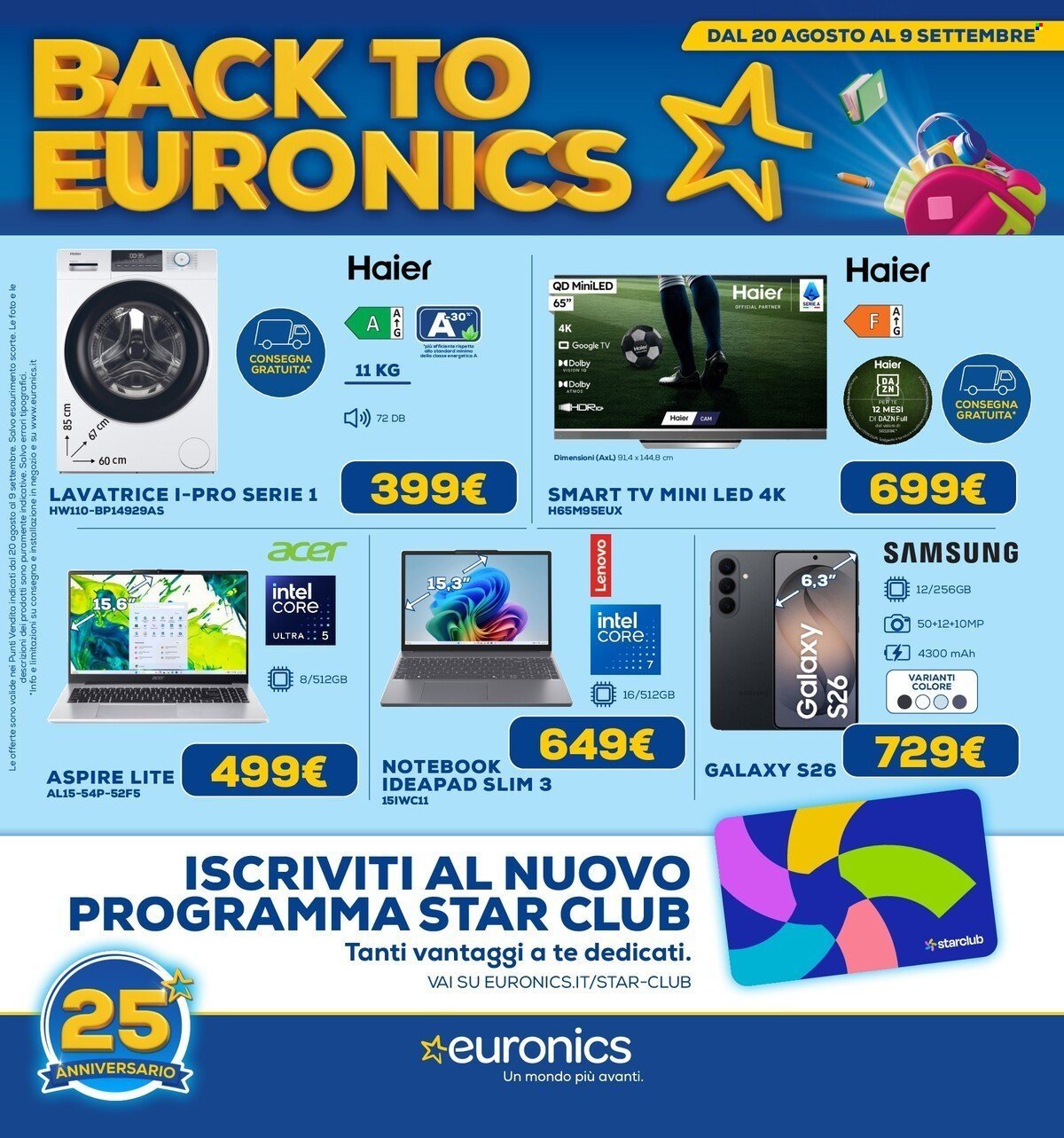Volantino EURONICS - Back To Euronics