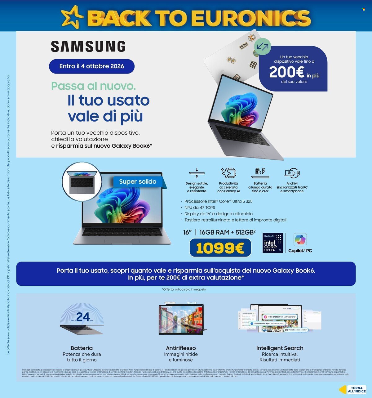 Volantino EURONICS - Back To Euronics