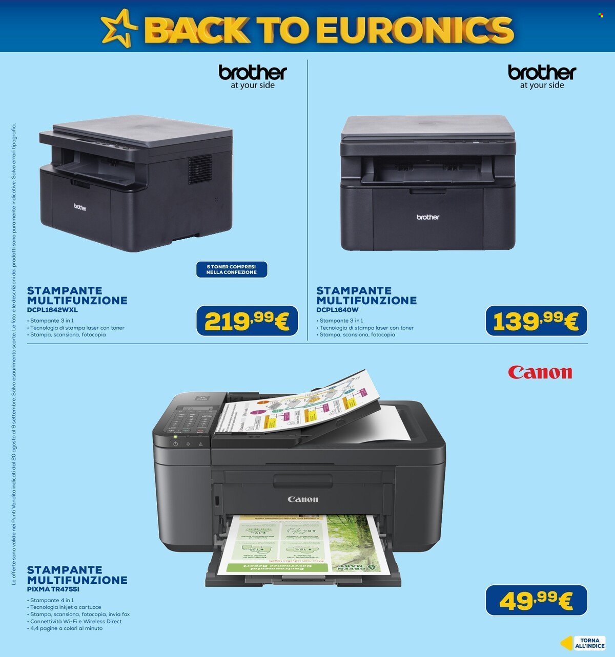 Volantino EURONICS - Back To Euronics