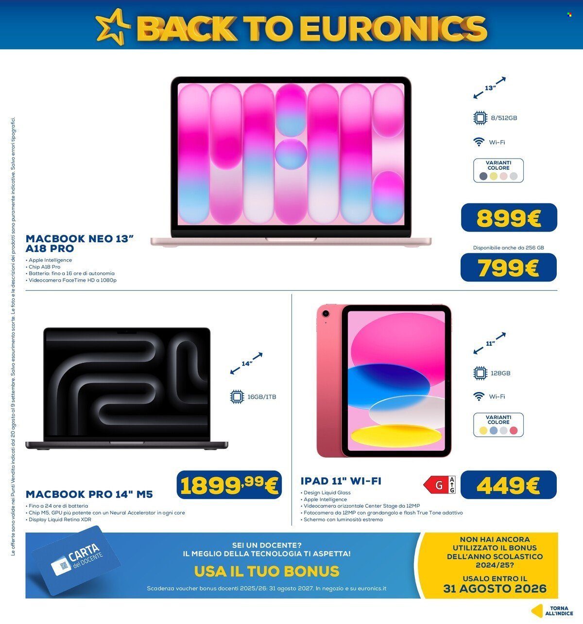 Volantino EURONICS - Back To Euronics