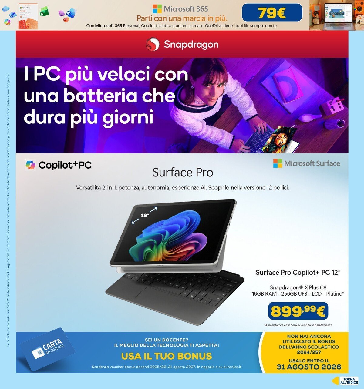 Volantino EURONICS - Back To Euronics