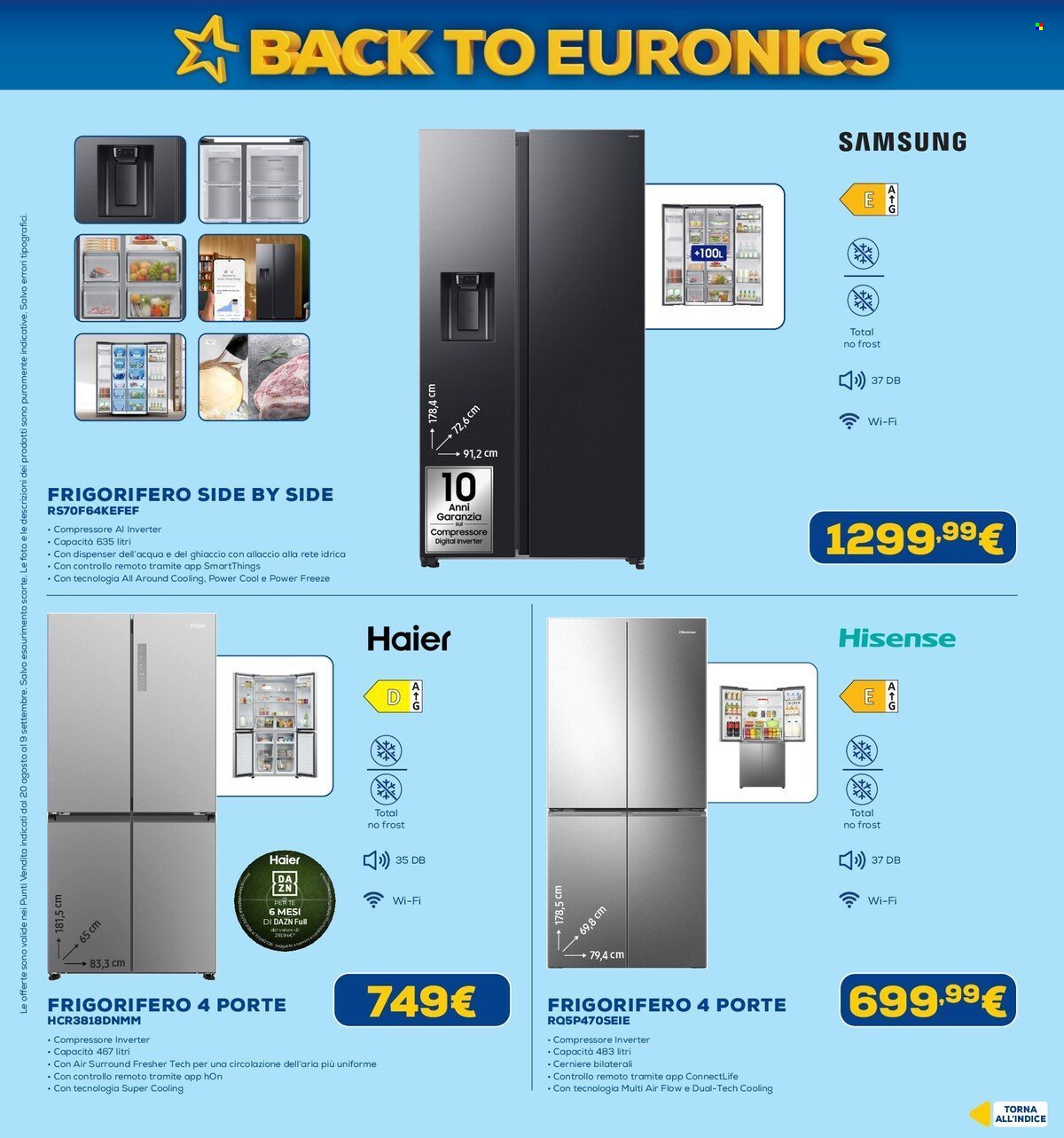 Volantino EURONICS - Back To Euronics