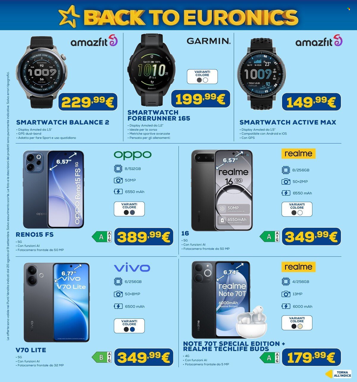 Volantino EURONICS - Back To Euronics