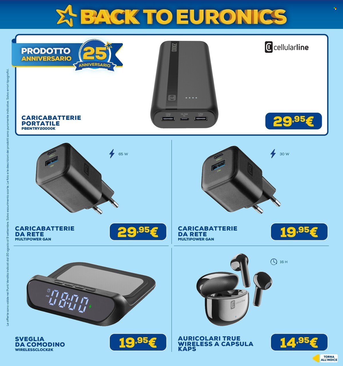 Volantino EURONICS - Back To Euronics