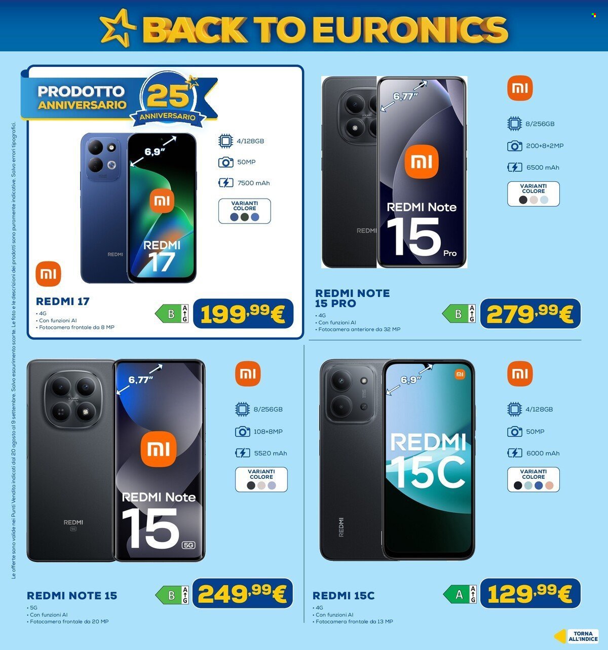 Volantino EURONICS - Back To Euronics