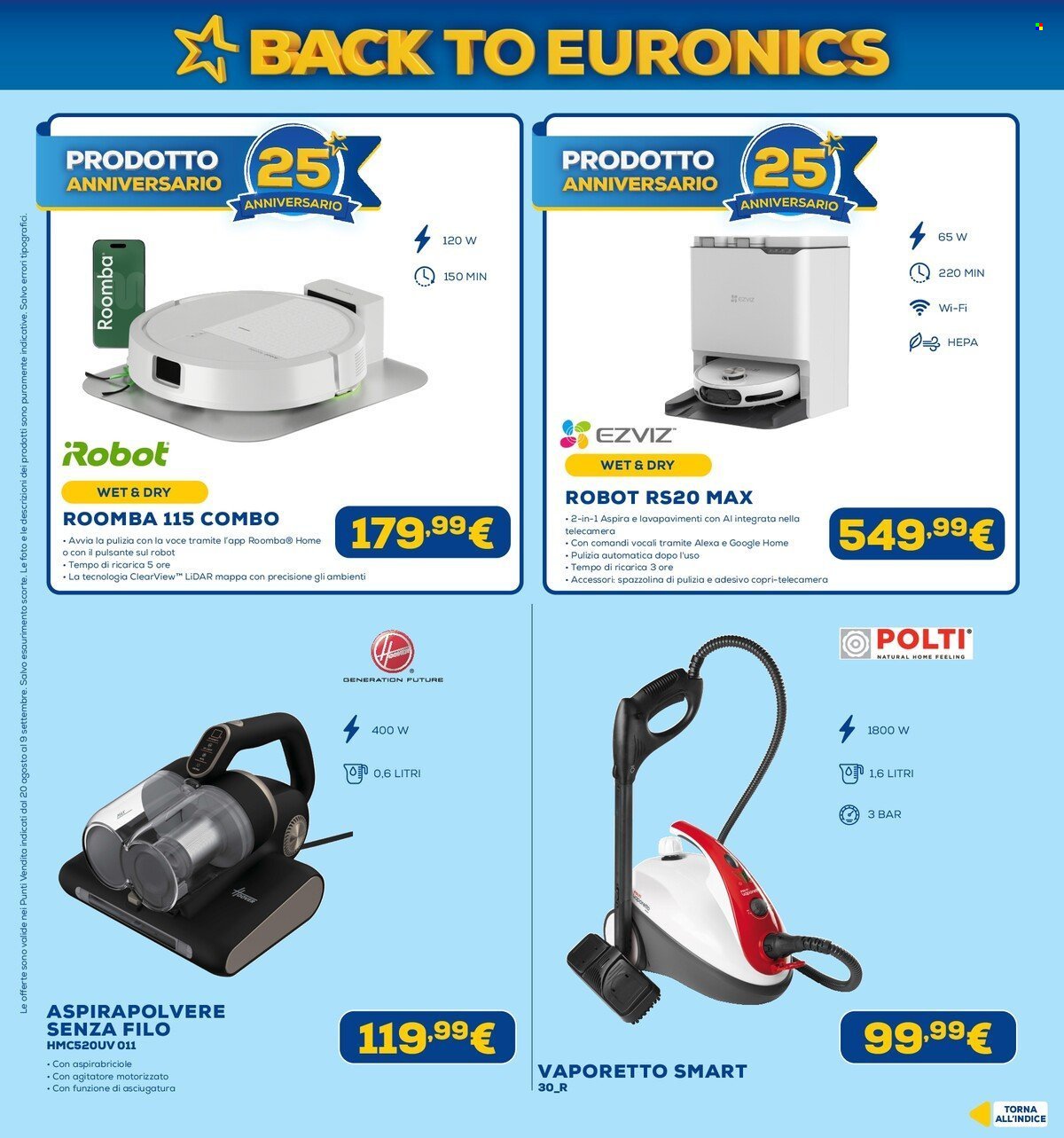 Volantino EURONICS - Back To Euronics
