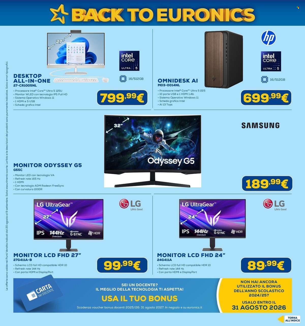 Volantino EURONICS - Back To Euronics