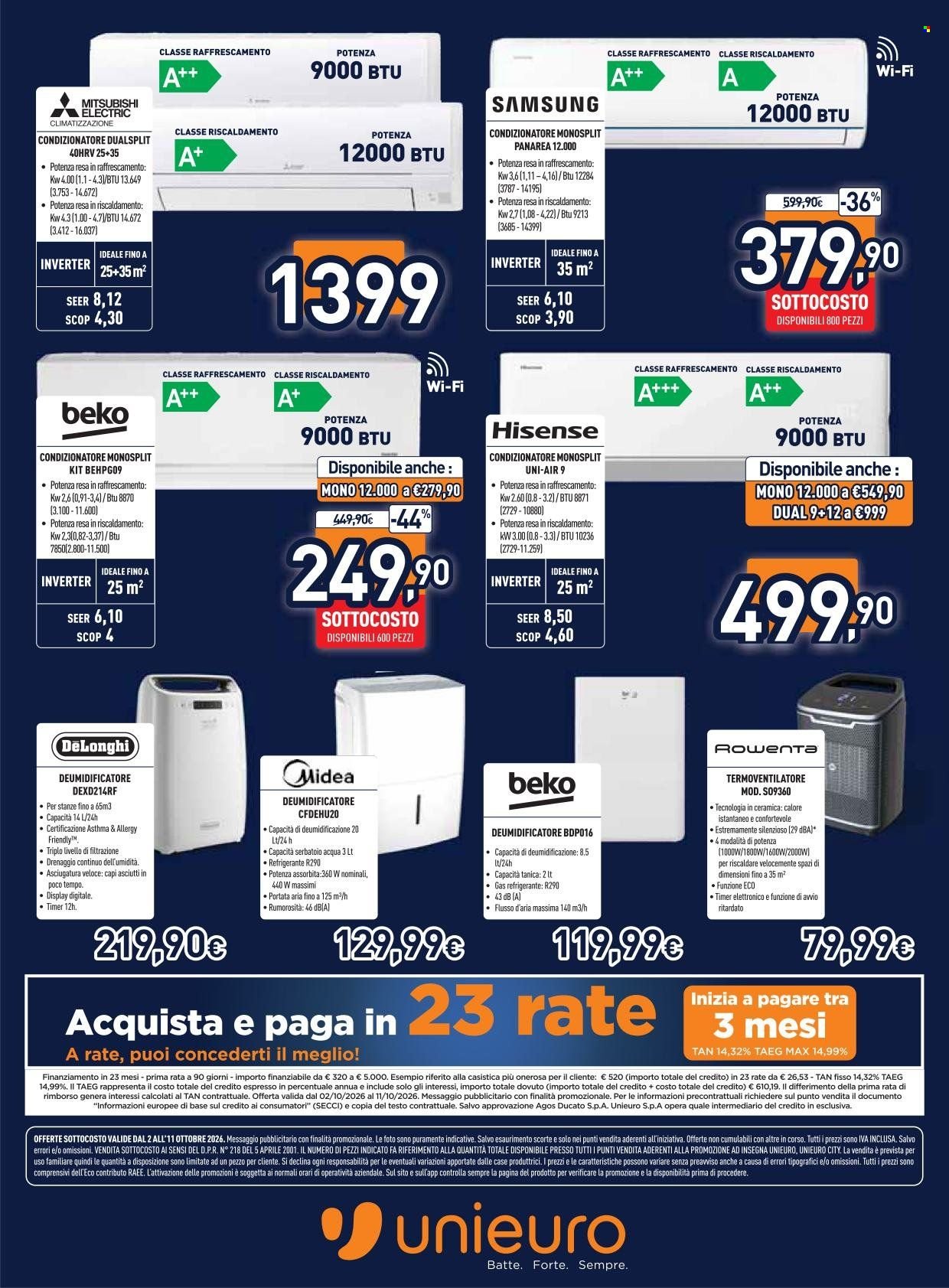 Volantino UNIEURO - Sottocosto