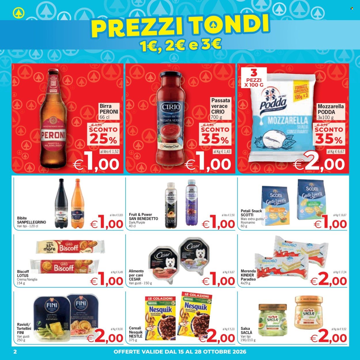 Volantino DESPAR - Prezzi tondi