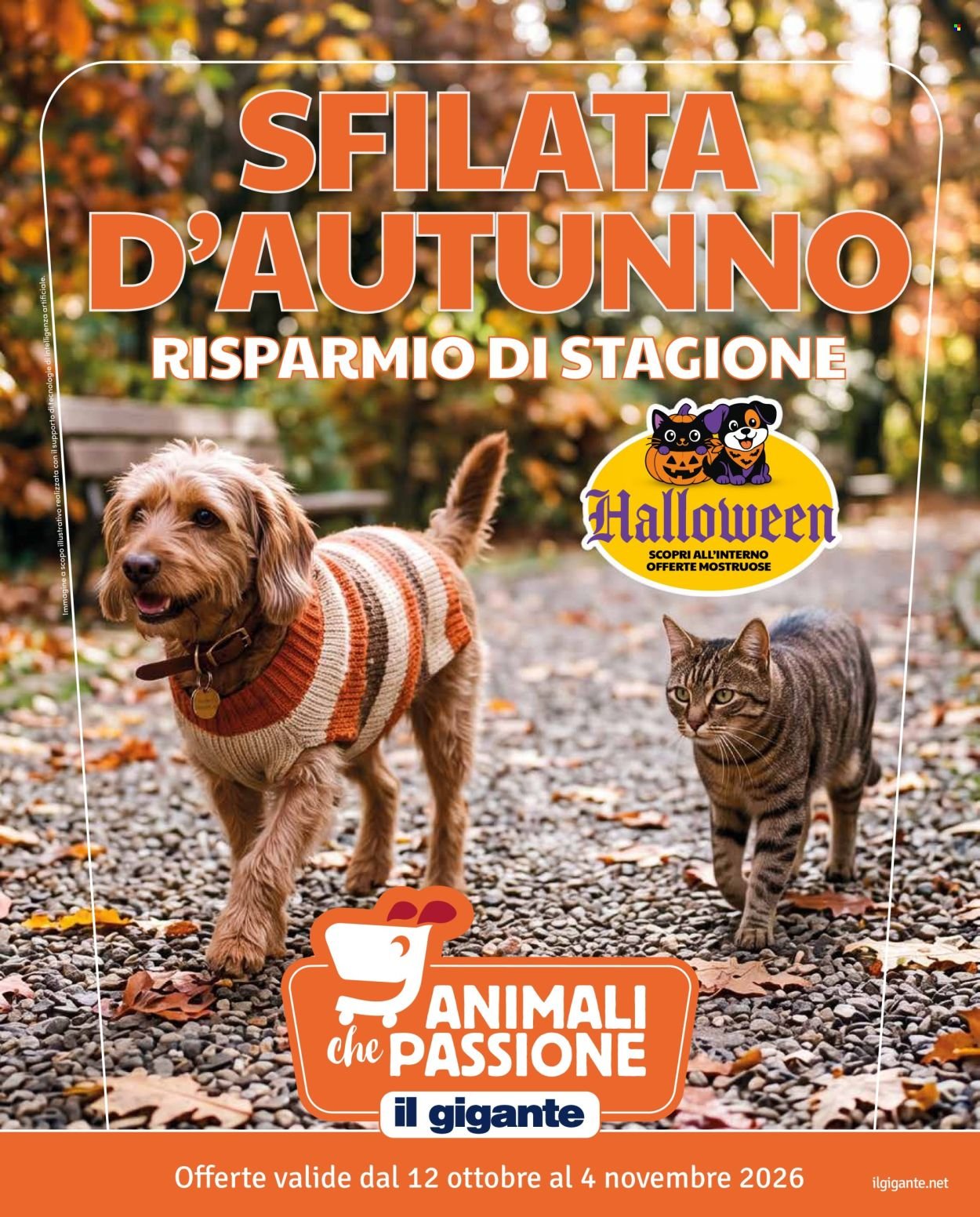 Volantino IL GIGANTE - Sfilata d'autunno