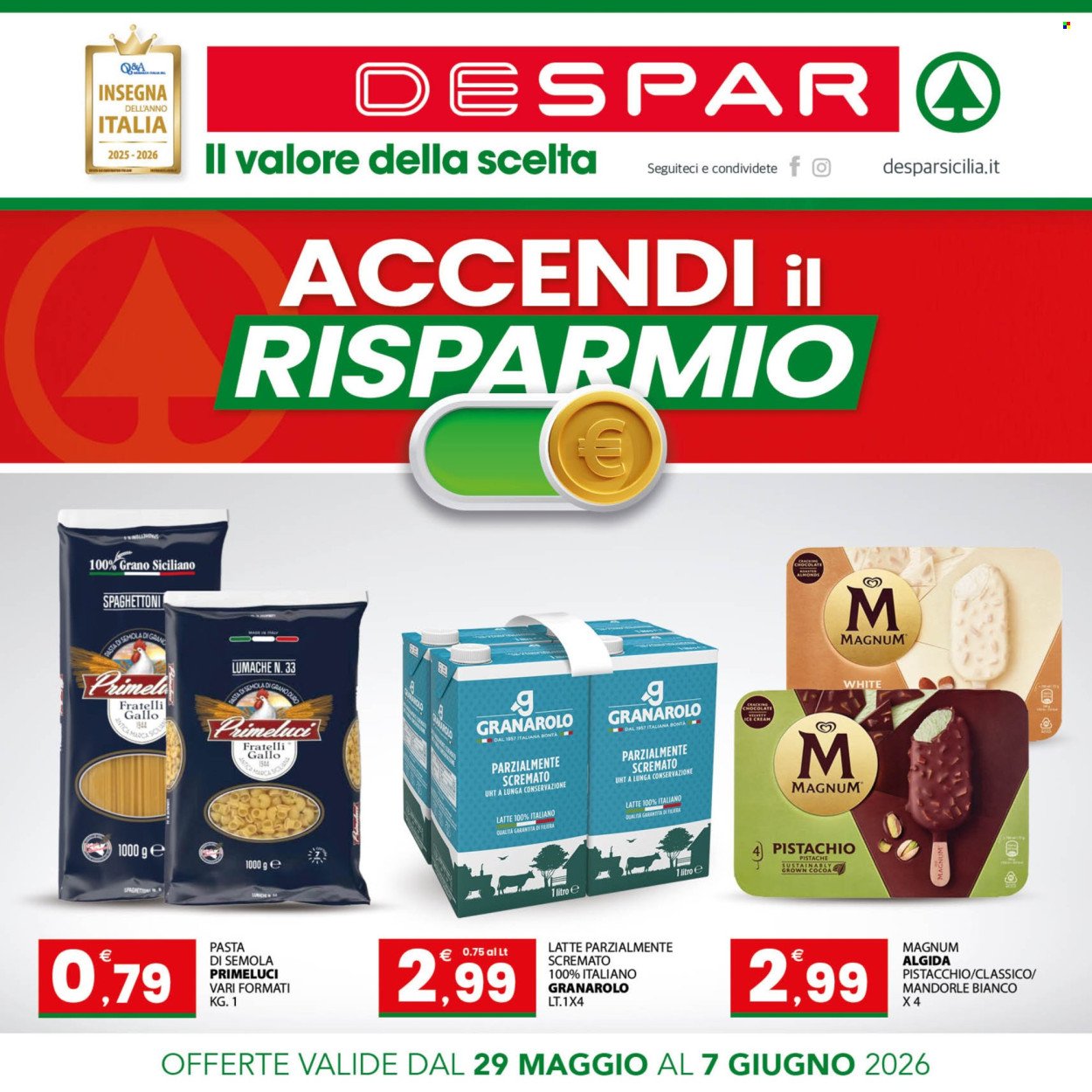 Volantino DESPAR - Da venerdì 29 maggio 2026