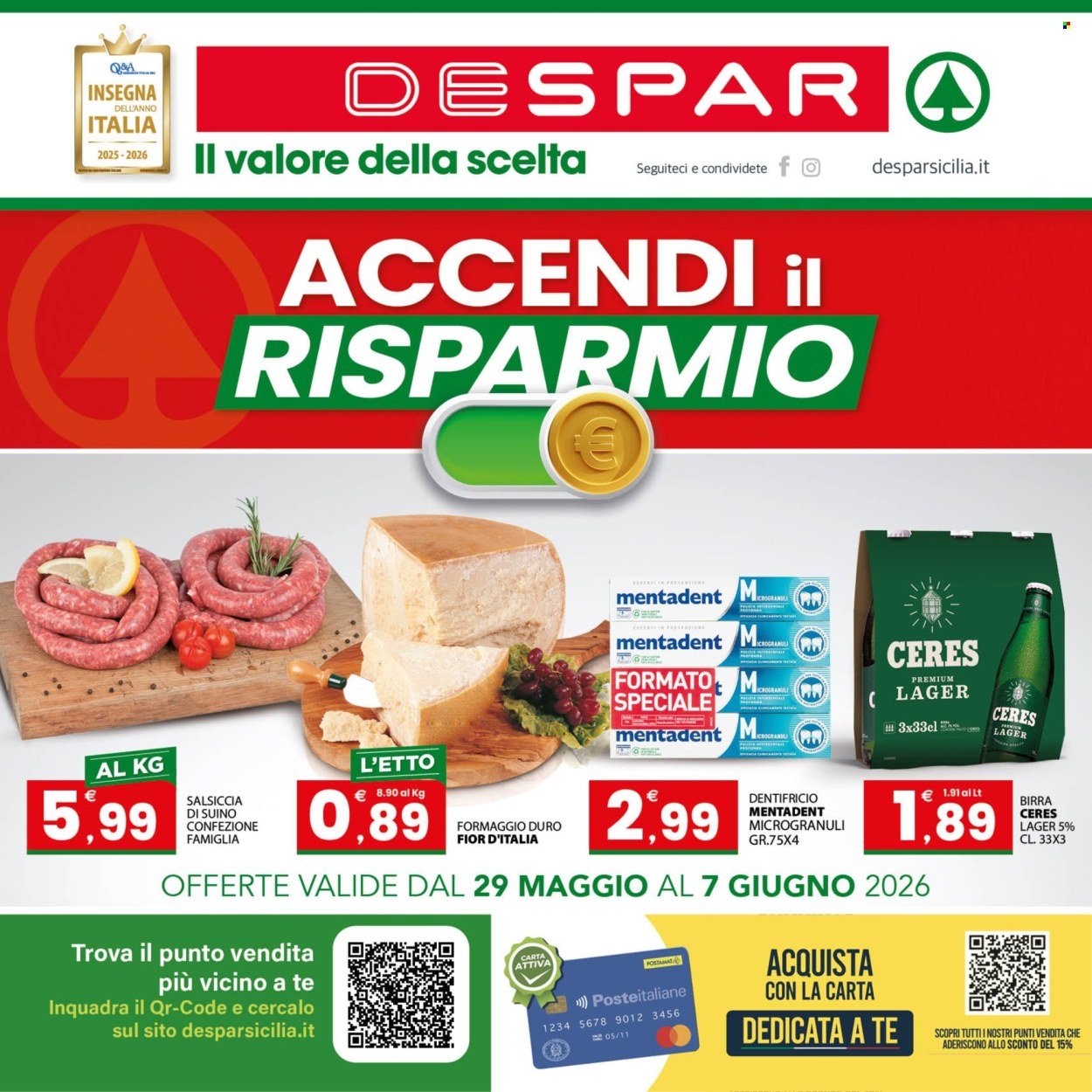 Volantino DESPAR - Da venerdì 29 maggio 2026